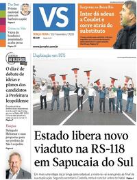 Capa do jornal Jornal VS 10/11/2020