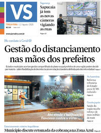 Capa do jornal Jornal VS 11/08/2020