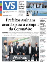 Capa do jornal Jornal VS 11/12/2020