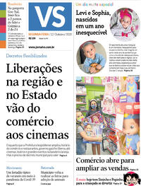 Capa do jornal Jornal VS 12/10/2020