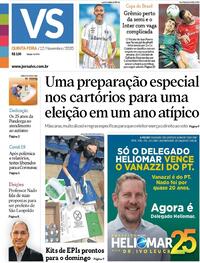Capa do jornal Jornal VS 12/11/2020