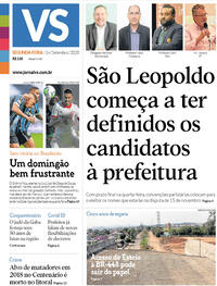 Capa do jornal Jornal VS 14/09/2020