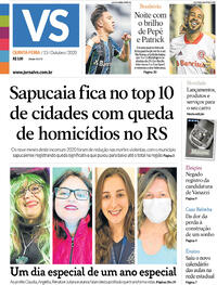Capa do jornal Jornal VS 15/10/2020