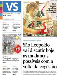 Capa do jornal Jornal VS 15/12/2020
