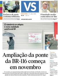 Capa do jornal Jornal VS 17/07/2020
