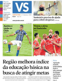 Capa do jornal Jornal VS 17/09/2020