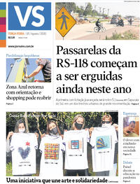 Capa do jornal Jornal VS 18/08/2020