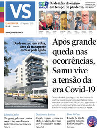 Capa do jornal Jornal VS 19/08/2020