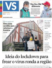 Capa do jornal Jornal VS 22/07/2020