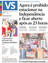 Capa do jornal Jornal VS 22/12/2020