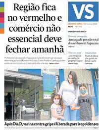 Capa do jornal Jornal VS 24/06/2020
