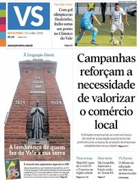 Capa do jornal Jornal VS 24/07/2020