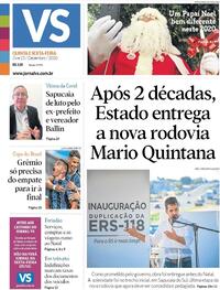 Capa do jornal Jornal VS 24/12/2020