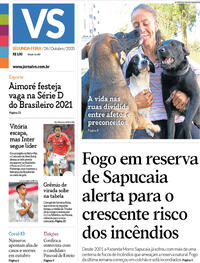 Capa do jornal Jornal VS 26/10/2020