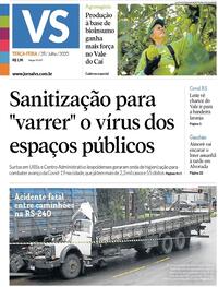 Capa do jornal Jornal VS 28/07/2020