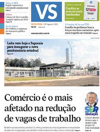 Capa do jornal Jornal VS 28/08/2020