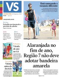 Capa do jornal Jornal VS 28/12/2020