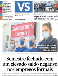 Capa do jornal Jornal VS 31/07/2020