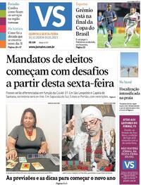 Capa do jornal Jornal VS 31/12/2020