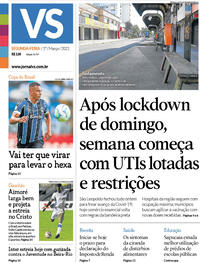 Capa do jornal Jornal VS 01/03/2021