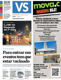Capa do jornal Jornal VS 01/10/2021