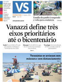 Capa do jornal Jornal VS 04/01/2021