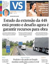 Capa do jornal Jornal VS 06/01/2021