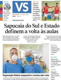 Capa do jornal Jornal VS 08/01/2021