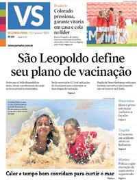 Capa do jornal Jornal VS 11/01/2021