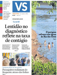 Capa do jornal Jornal VS 12/01/2021