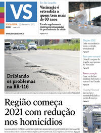 Capa do jornal Jornal VS 12/02/2021
