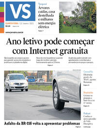 Capa do jornal Jornal VS 13/01/2021