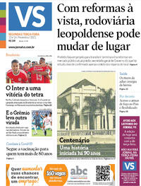 Capa do jornal Jornal VS 15/02/2021