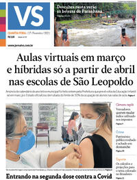 Capa do jornal Jornal VS 17/02/2021