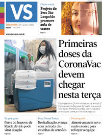 Capa do jornal Jornal VS 19/01/2021