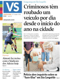 Capa do jornal Jornal VS 27/01/2021