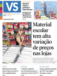 Capa do jornal Jornal VS 28/01/2021