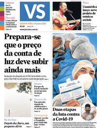 Capa do jornal Jornal VS 19/01/2022