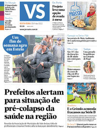 Capa do jornal Jornal VS 20/05/2022
