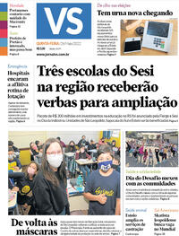 Capa do jornal Jornal VS 26/05/2022