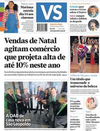 Capa do jornal Jornal VS 06/12/2023