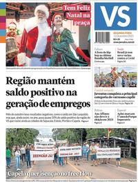 Capa do jornal Jornal VS 11/12/2023