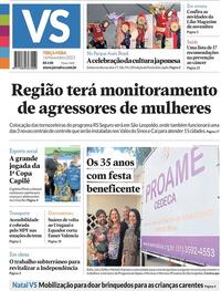 Capa do jornal Jornal VS 14/11/2023