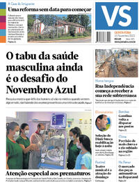 Capa do jornal Jornal VS 16/11/2023