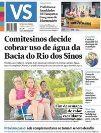 Capa do jornal Jornal VS 18/12/2023