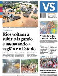 Capa do jornal Jornal VS 20/11/2023