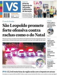 Capa do jornal Jornal VS 27/12/2023