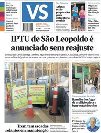 Capa do jornal Jornal VS 28/12/2023