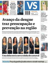 Capa do jornal Jornal VS 01/02/2024