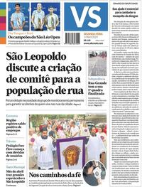 Capa do jornal Jornal VS 01/04/2024